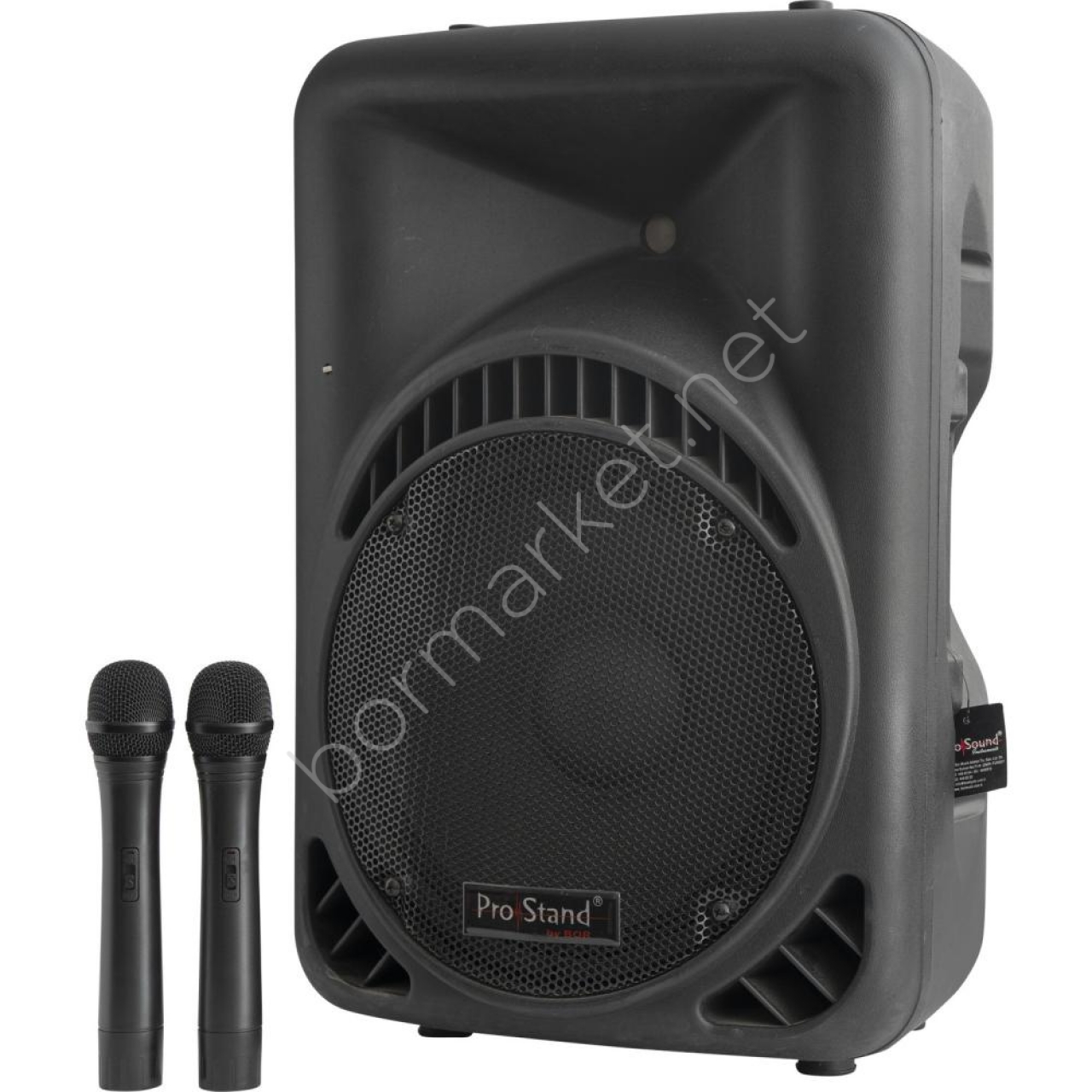 PROSOUND LK-655-12E 12" Taşınabilir Bluetooth'lu Ses Sistemi + 2 Kablosuz Mikrofon