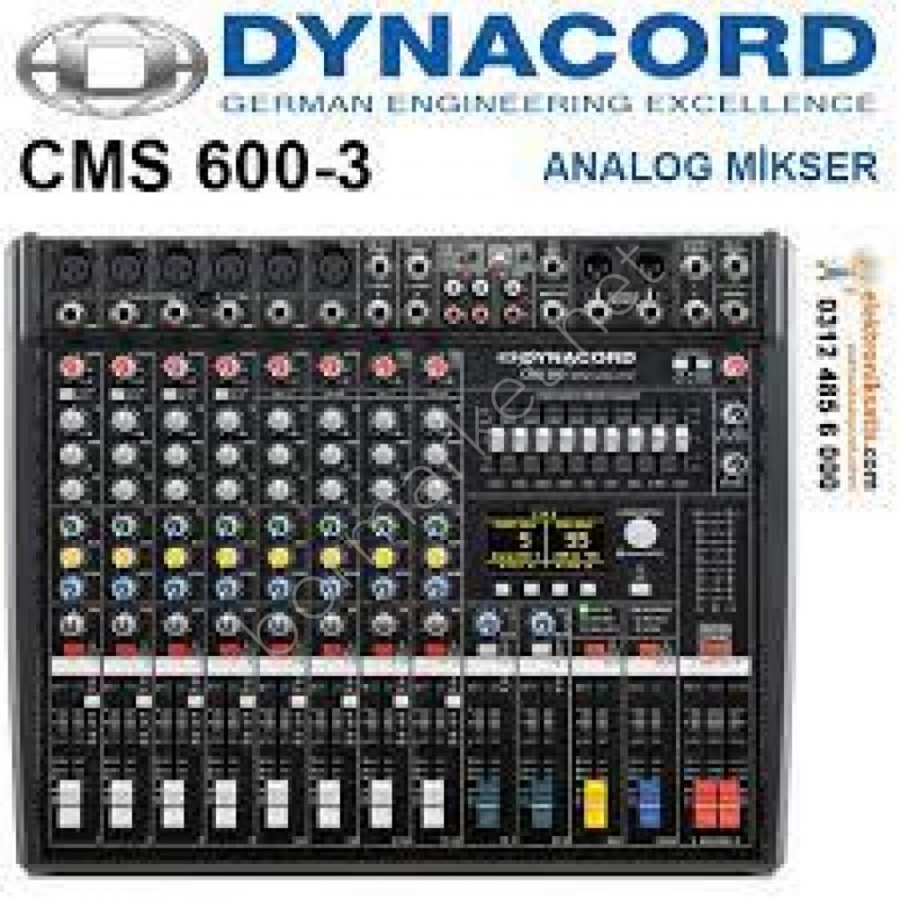 Dynacord CMS 600-3 8 Kanal Deck Mikse"