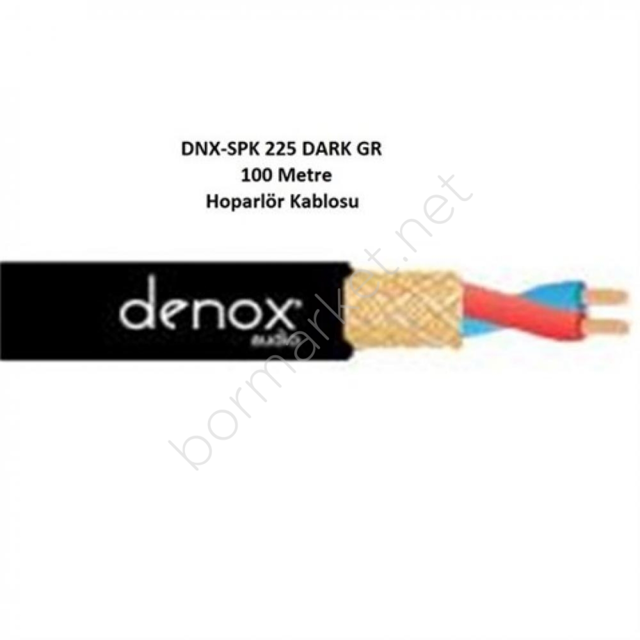 Denox DNX-SPK 225 DARK GR 100 2x2.5 mm Hoparlör Kablosu - 100 Metre"