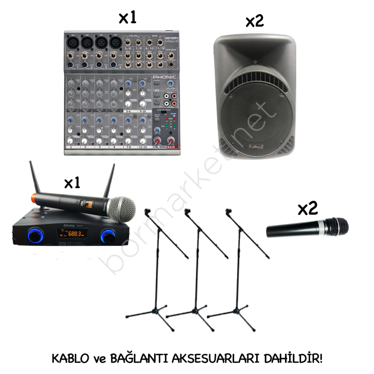 Uygun Fiyatlı Ses Sistemi Paketi 1