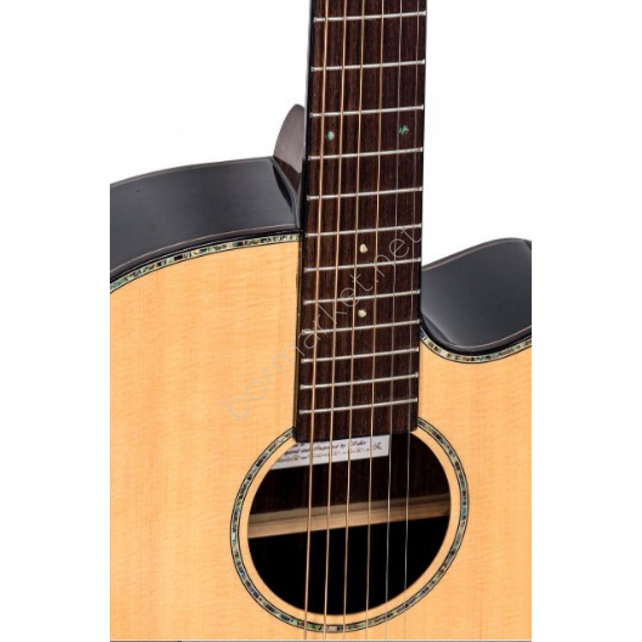 Valler VA555 Solid Top Cutaway Parlak Cilalı Akustik Gitar