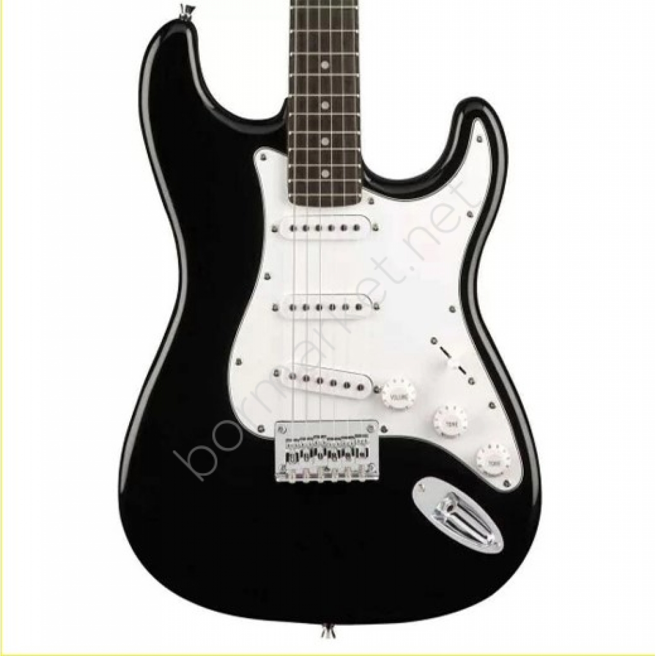 Squier MM Strat Hard Tail Black Elektro Gitar