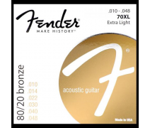 FENDER T-70XL Akustik Gitar Takım Teli